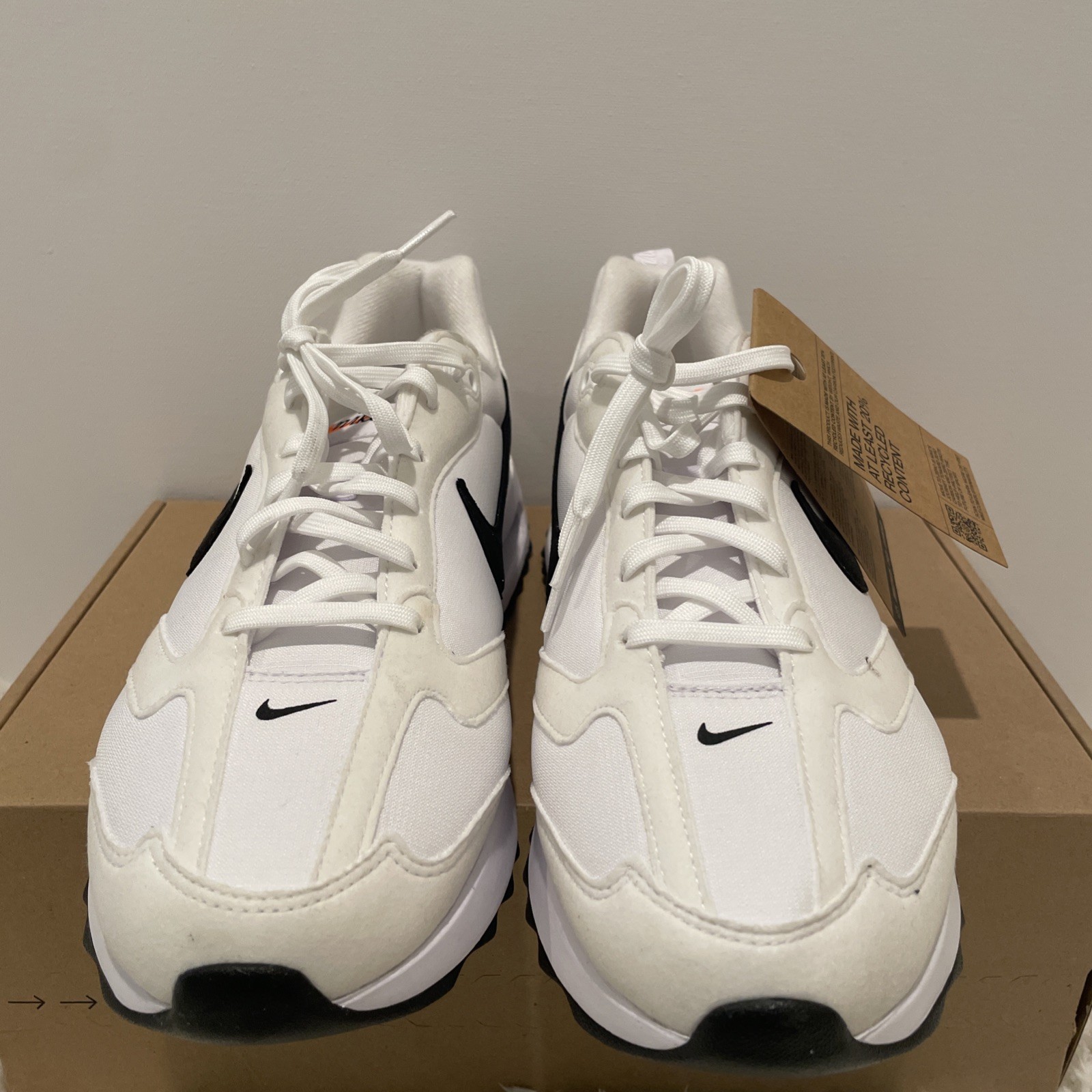Nike Air Max Dawn DH5131-101 White Total Orange, US M9/W10