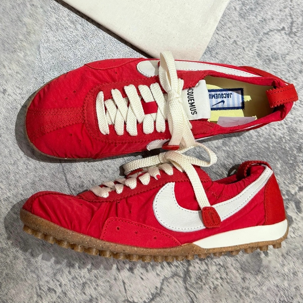 Retro Jacquemus x Nike Wmns Moon Shoe SP ‘University Red’ Streetwear Sneakers