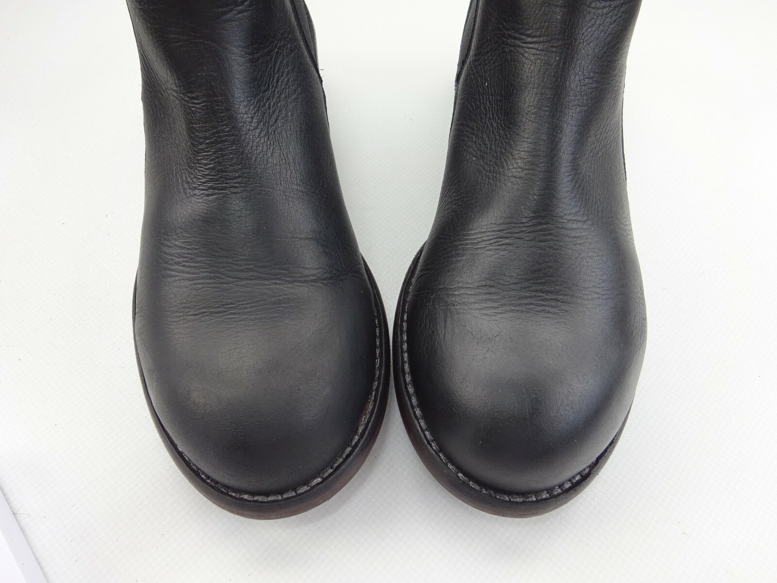 Area Forte women’s shoes elastic ankle boots leather black Italy size 36 F. NEW
