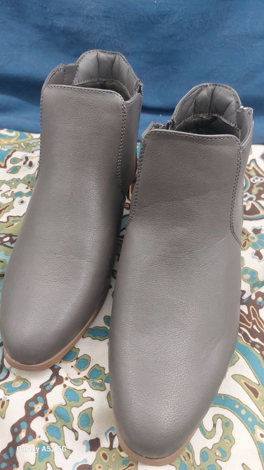 CROFT & BARROW WOMENS BATTERSTONE 9 M BROWNISH -GRAY ANKLE BOOTS NWOB