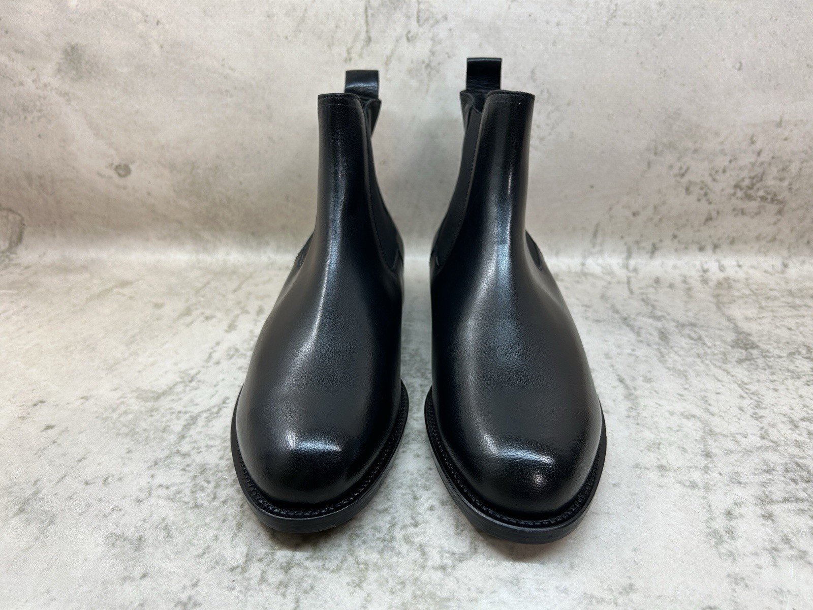 Russell&Bromley Black Leather Chelsea Boots Size 39 (US 8 /UK 6) Made In Italy