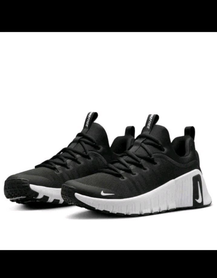 Nike Free Metcon 6 Women’s Size 11 / M 9.5 Black/White FJ7126-001 Fast Shipping
