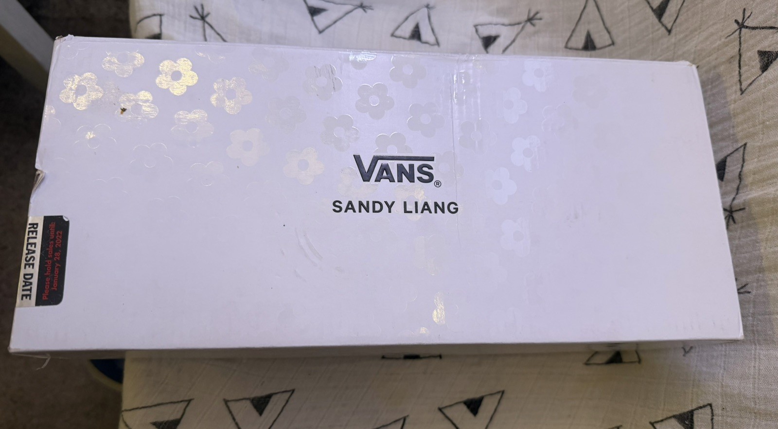 Vans x Sandy Liang Authentic 44 DX Gingham Floral Checkerboard Men’s 10.5 NIB
