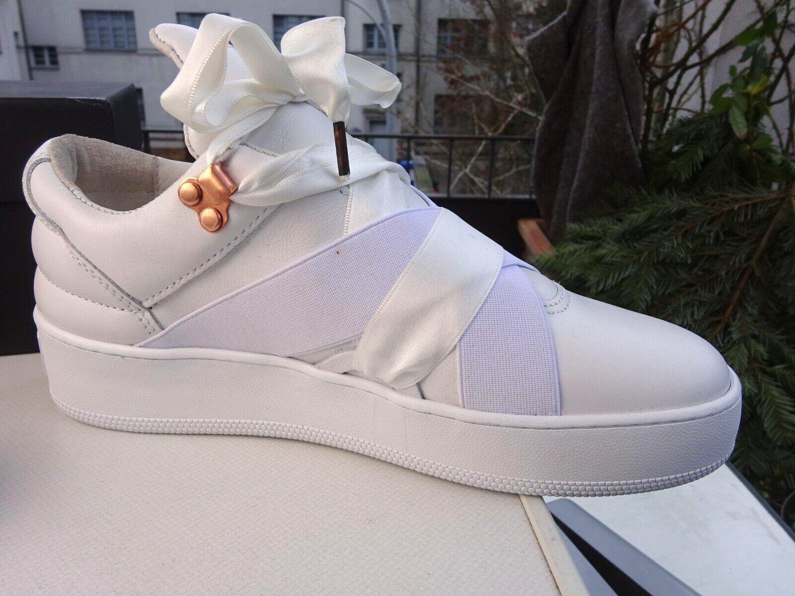 Filling Pieces Mountain Cut Bow White women’s sneaker leather white Portugal size 37 New