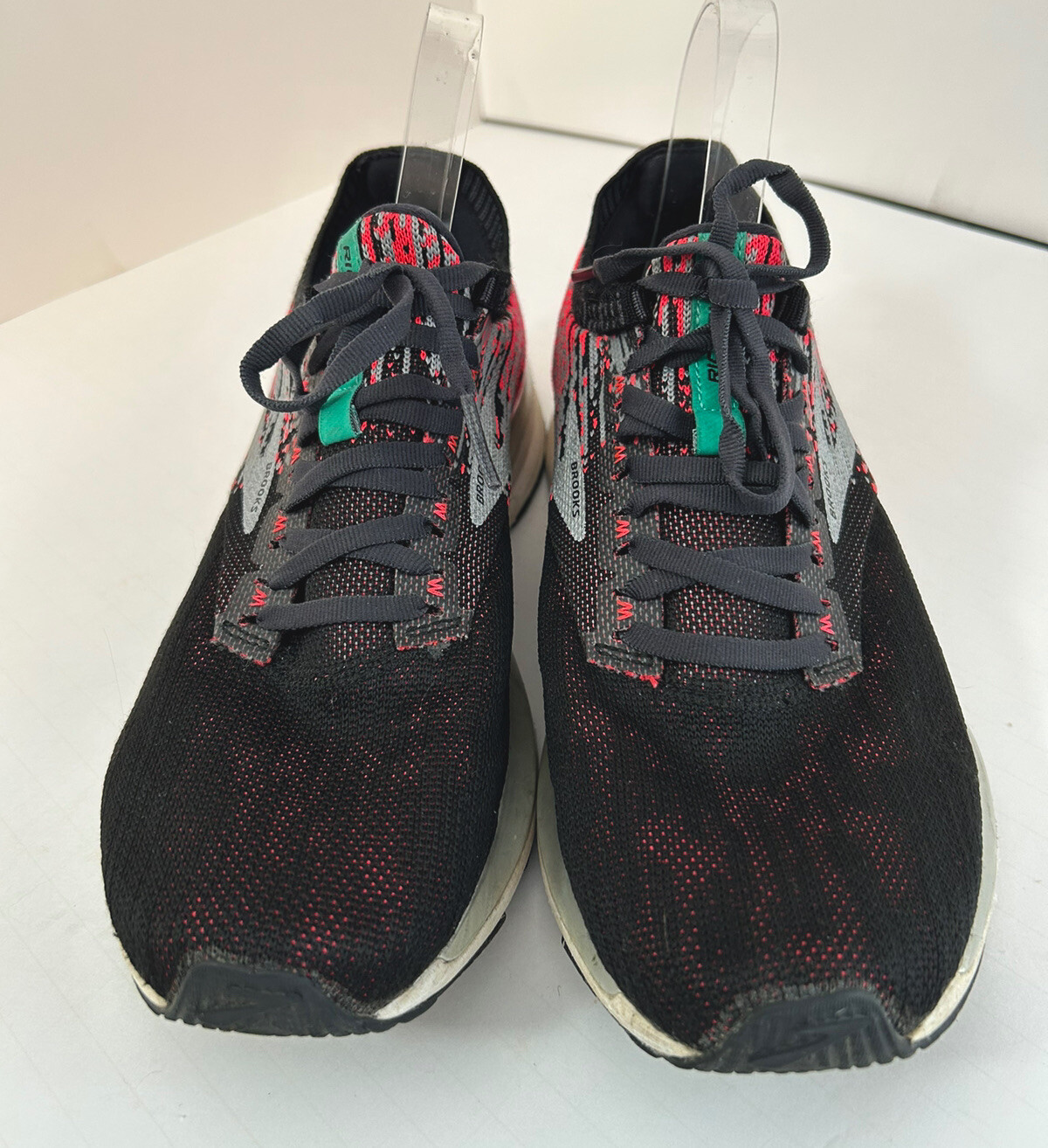 Brooks Ricochet -Womens 10 Black/Pink 1202821B678 DNA AMP Sneaker Trainer Runner
