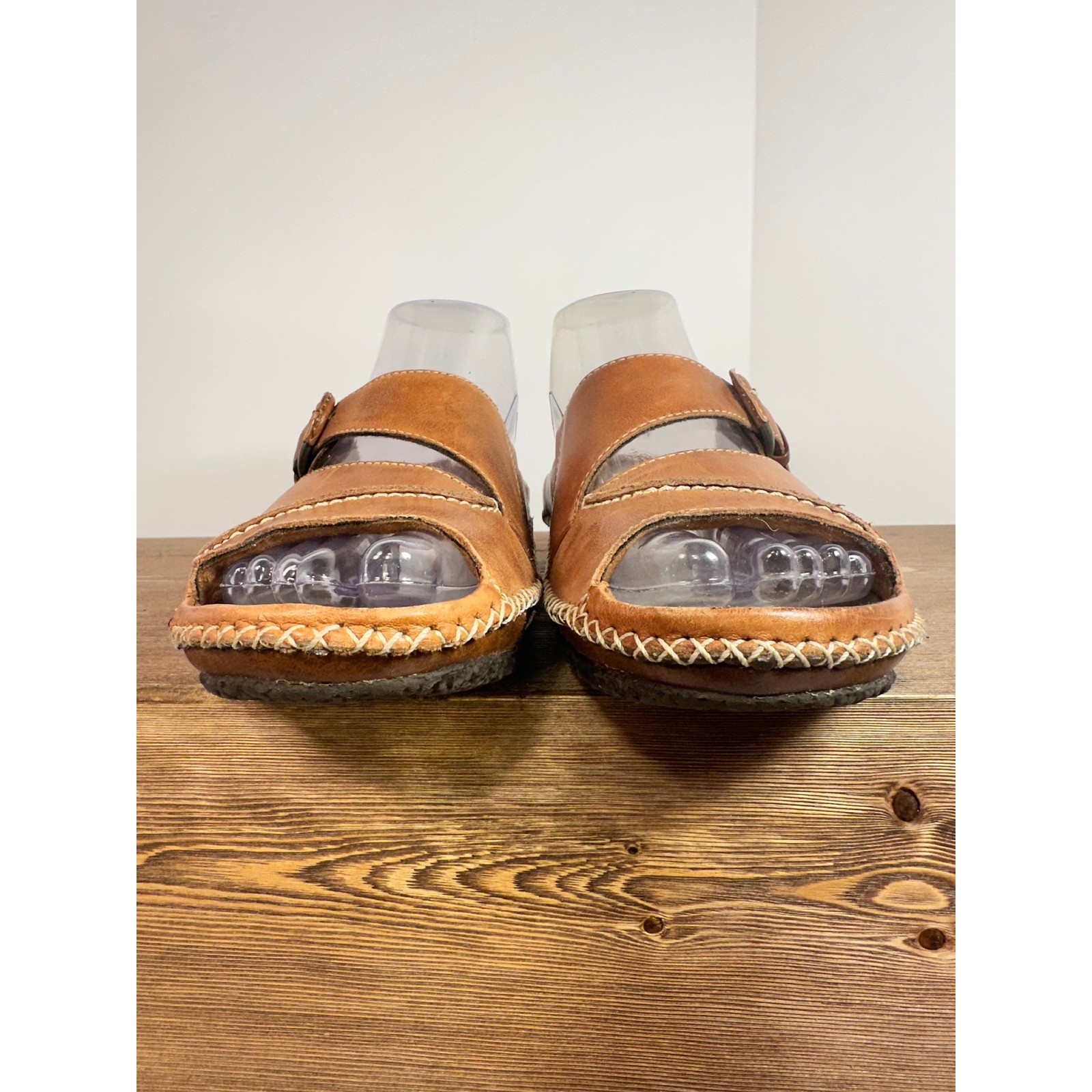 VTG Earth Spirit Comfort Sandal Women 7 Leather Casual Travel Artisan Boho Jesus