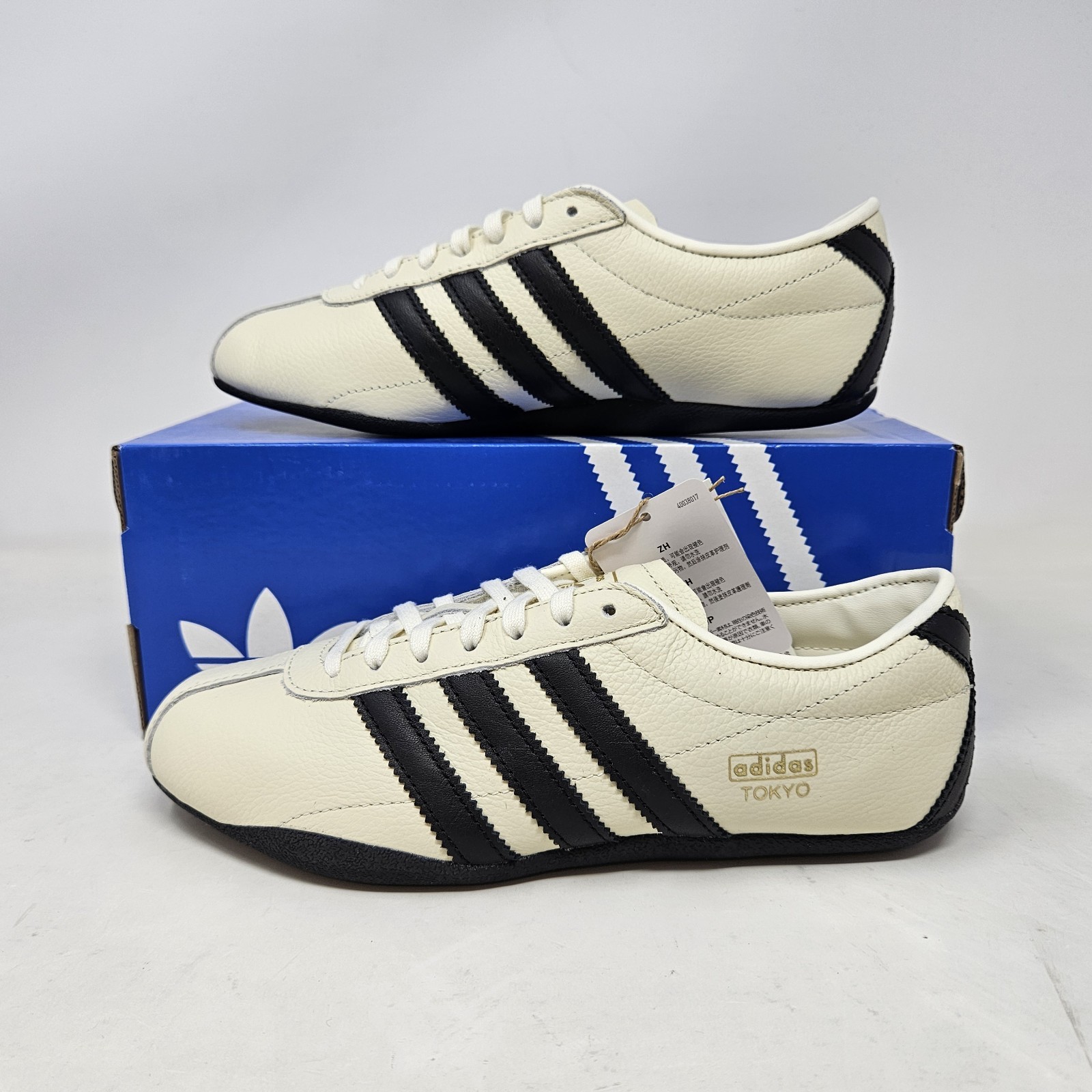Adidas Tokyo ‘Off White Gold’ Casual Leather Sneaker / JQ0597 / Women’s Size 8