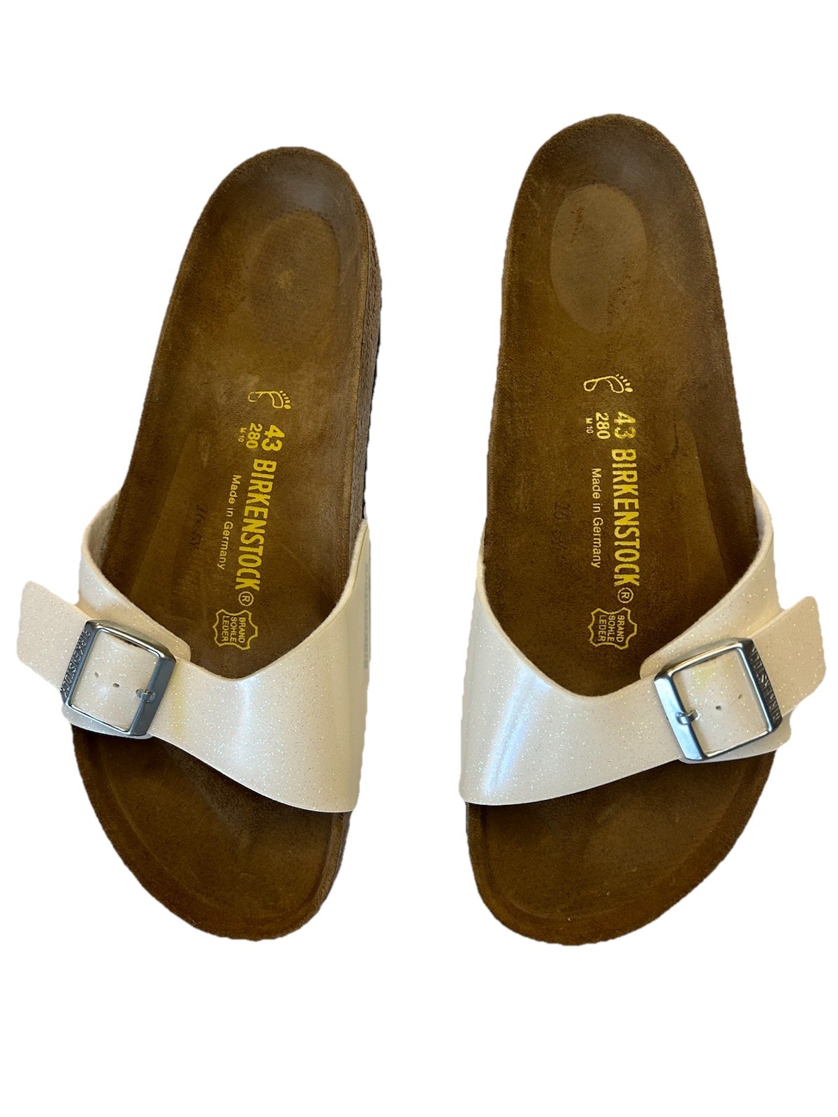 Birkenstock Unisex Madrid White Magic Galaxy Birko -Flor Regular Width