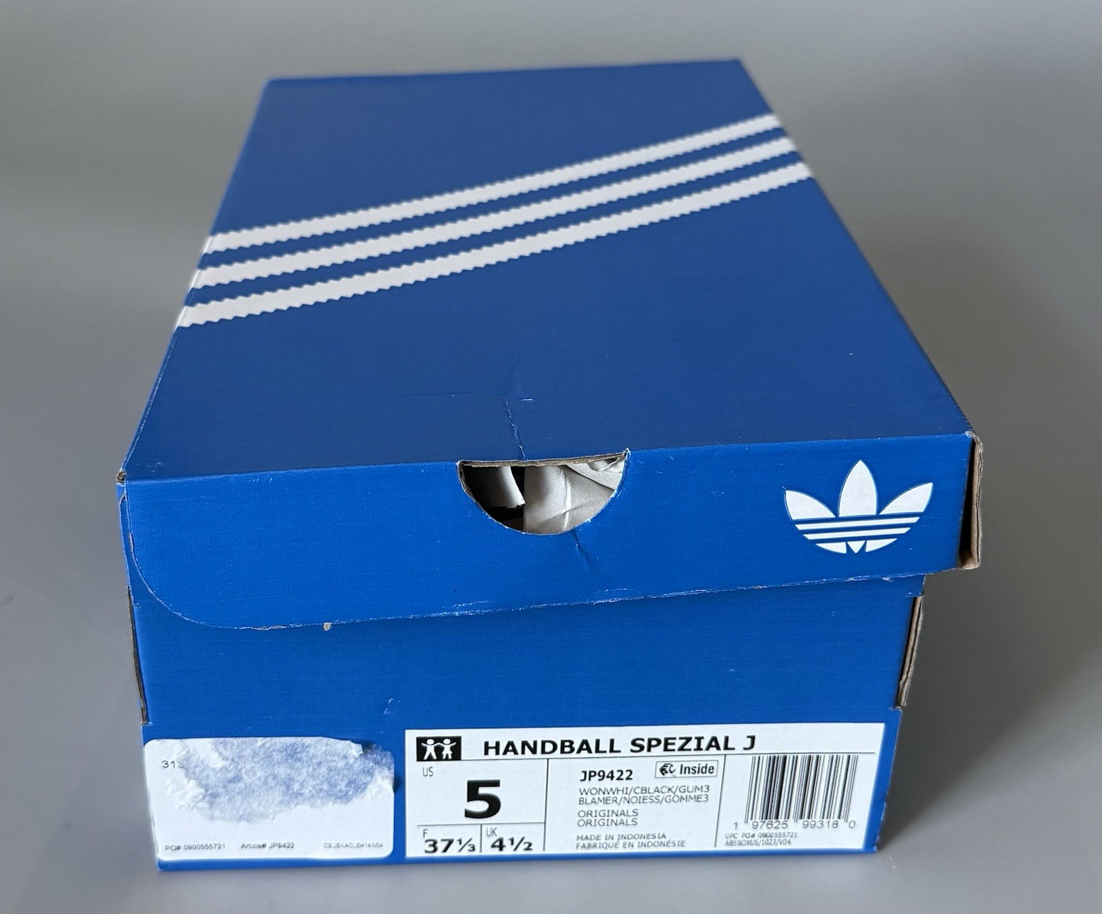 Adidas Handball Spezial J Sneakers Beige/White/Black/Gum — New w/ Box — Women 5