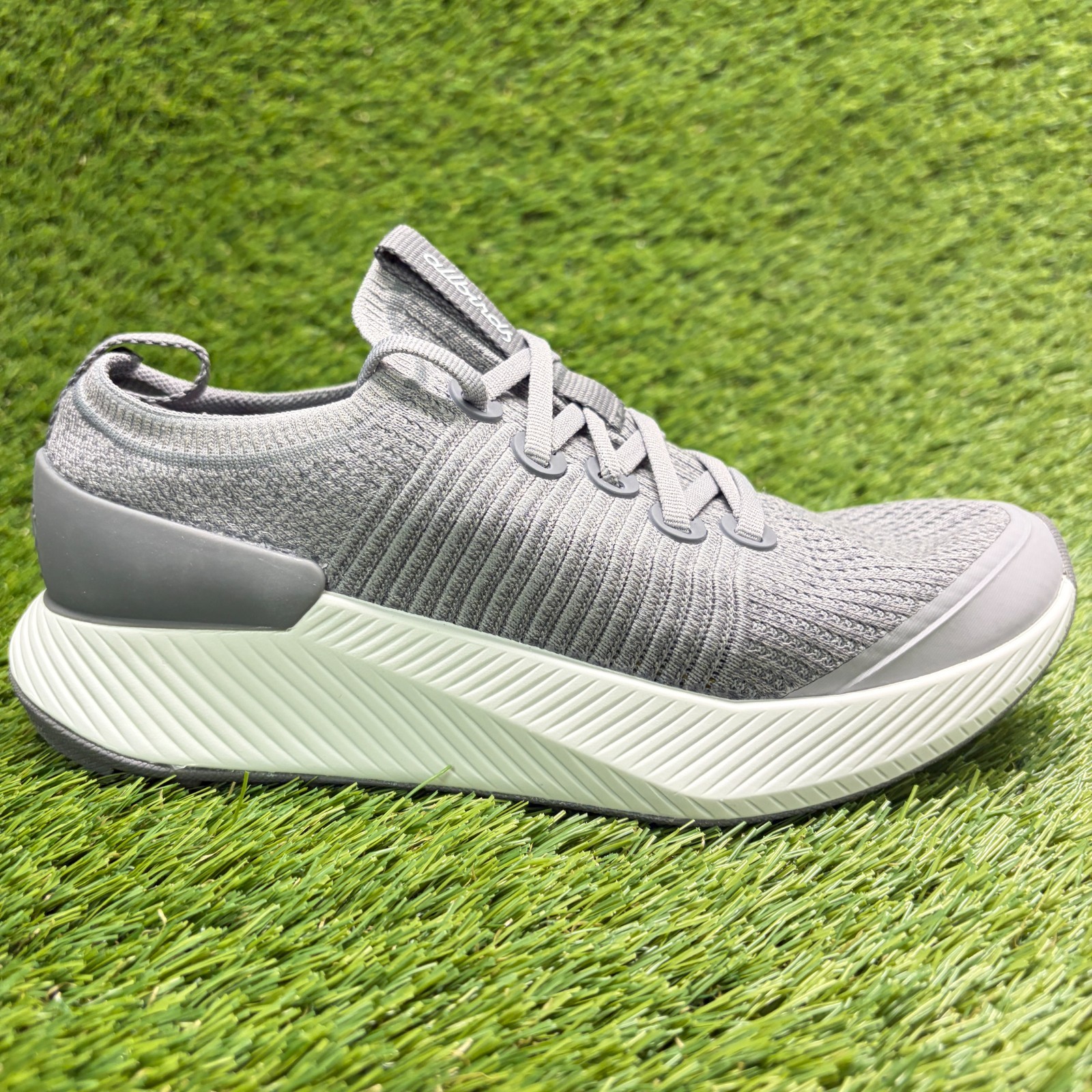 Allbirds Tree Glider Womens Size 7 Gray White Athletic Running Shoes Sneakers