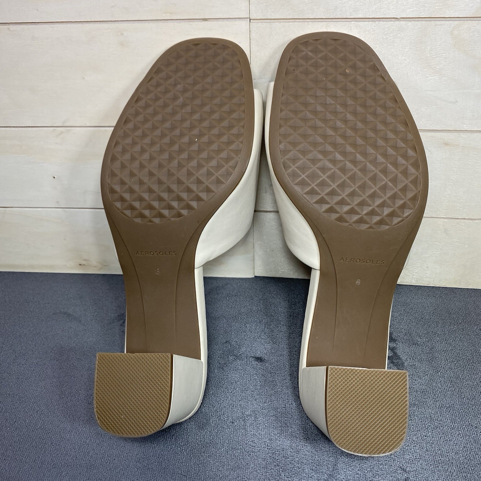 Aerosoles Aware Entree Pumps Heels Cream Women’s Size 8 M Shoes