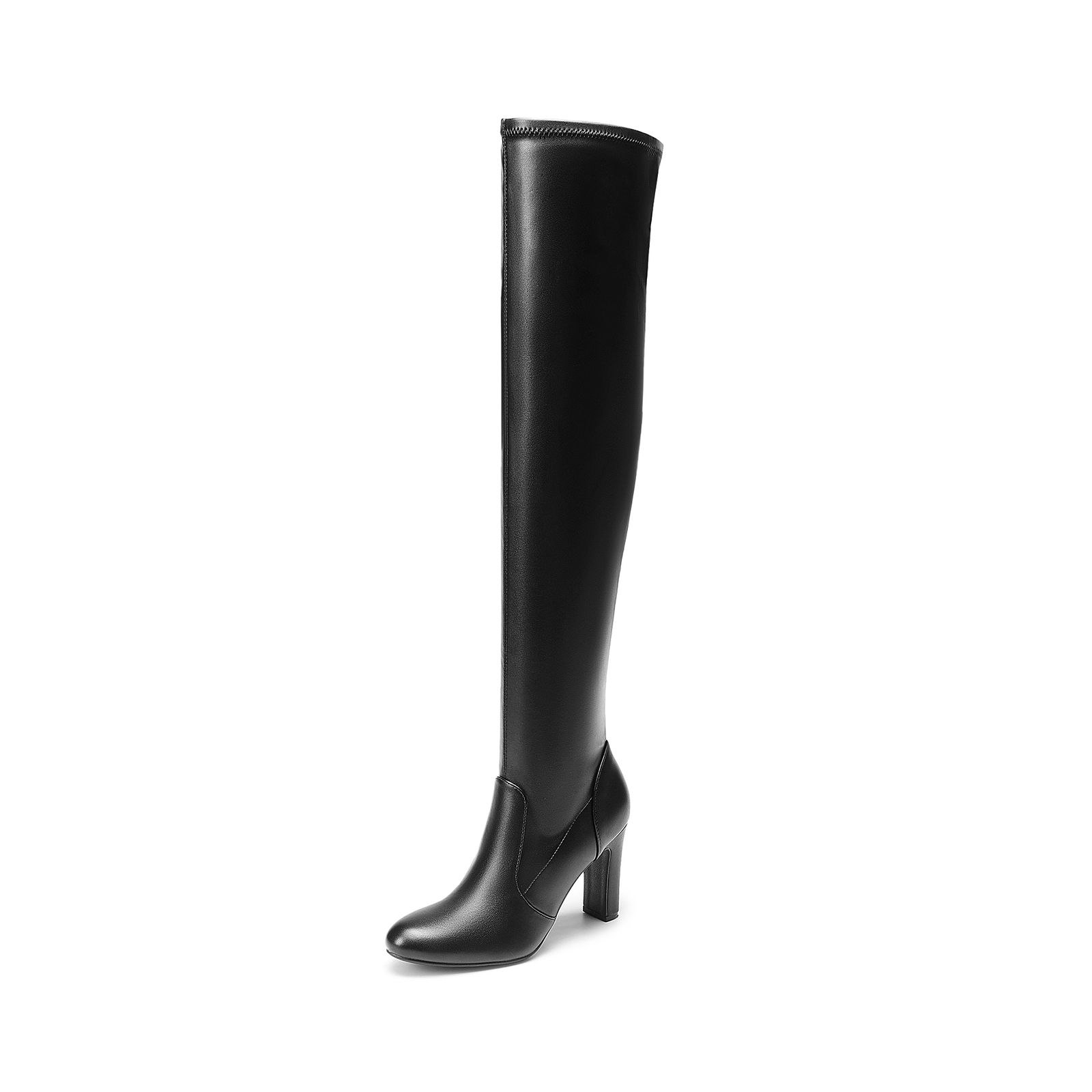 Women Over The Knee Boots Thigh High 3.35in Block Heel Fall Winter Long Boots
