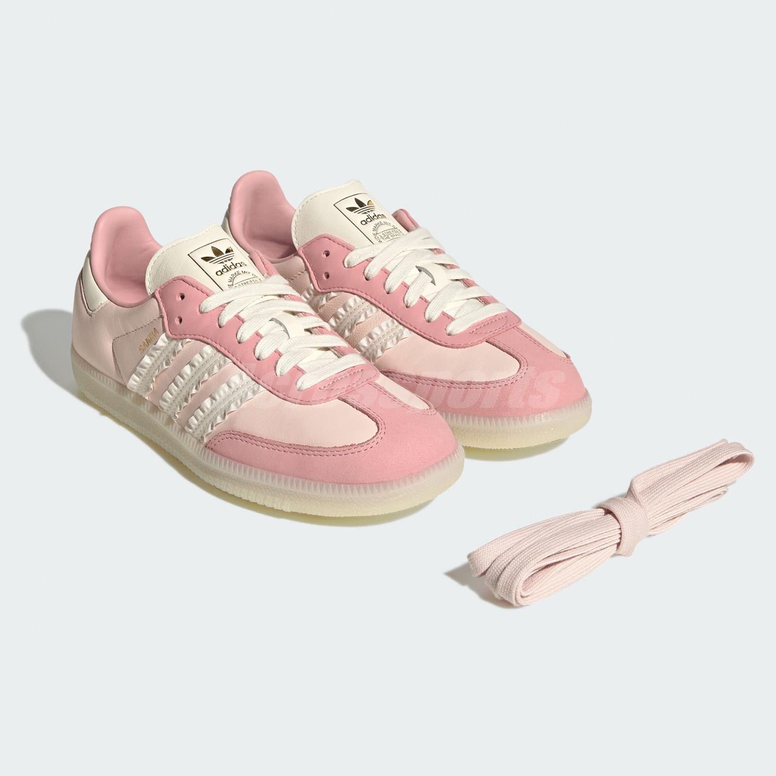 adidas Originals Samba OG W Ruffle Stripes Pack Pink Women Casual JR8830