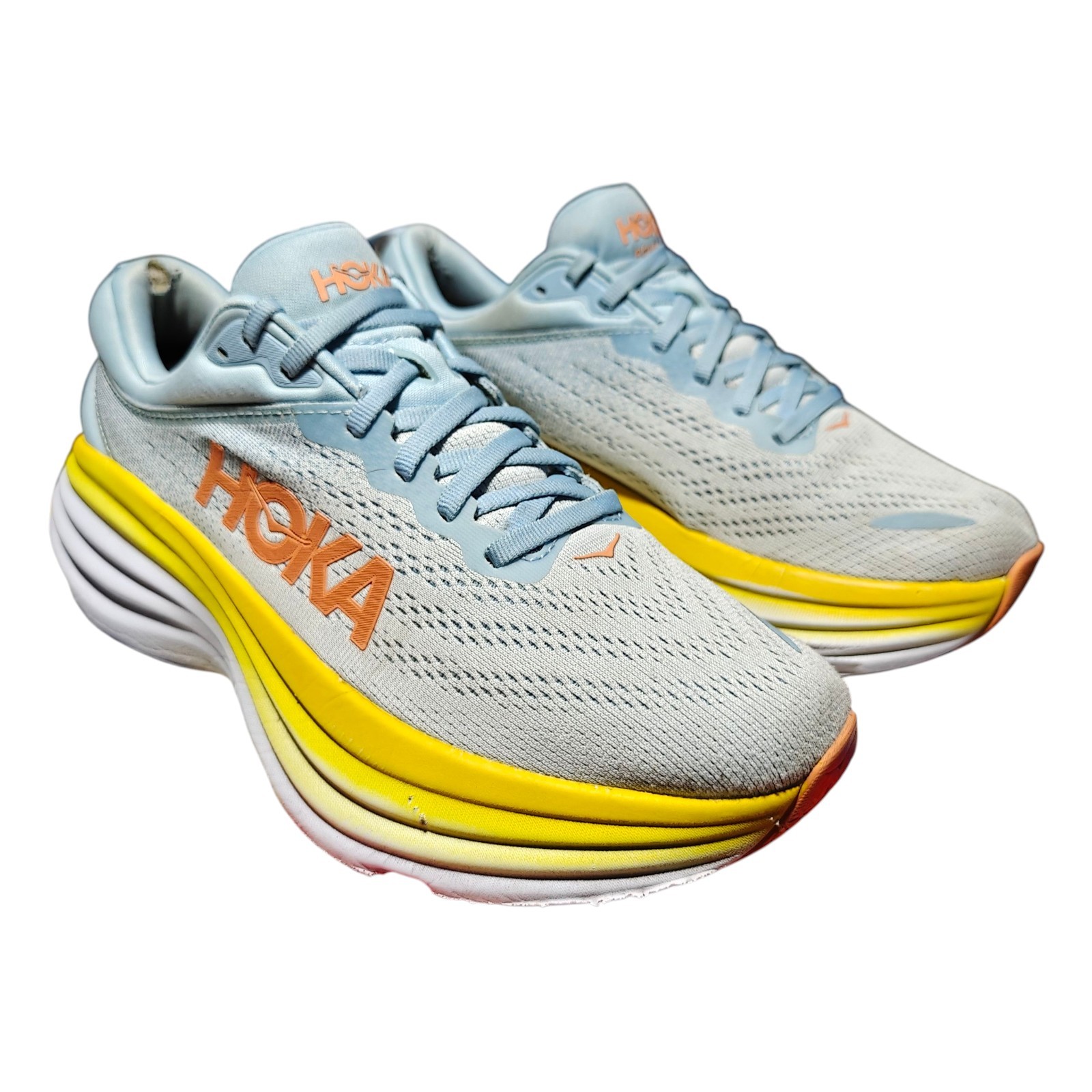 Hoka Bondi 8 1127952 SSCA Running Shoes Womens Size 8B