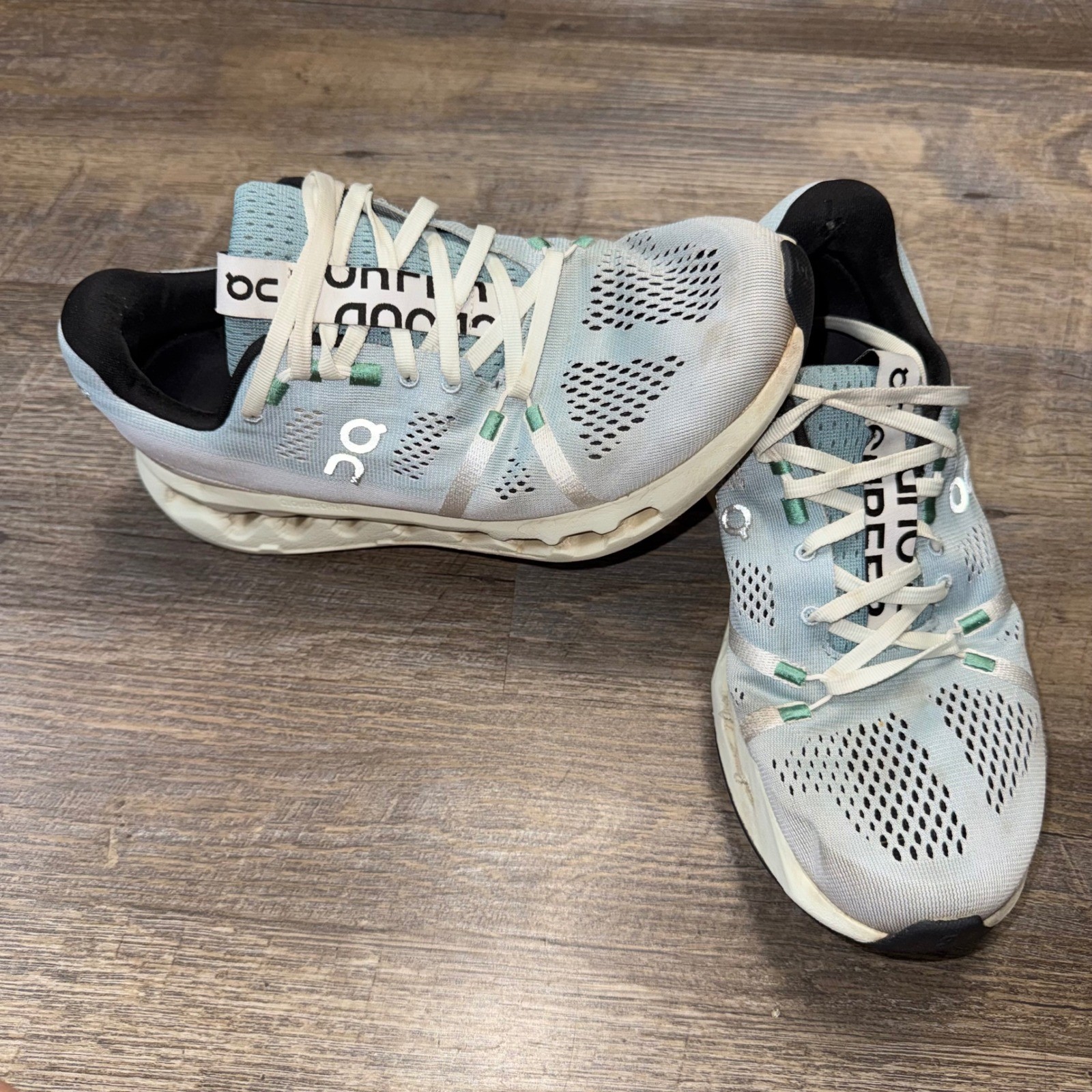 On Cloudsurfer Womens Running Shoes Blue White Green 3WD10442078 Size 9
