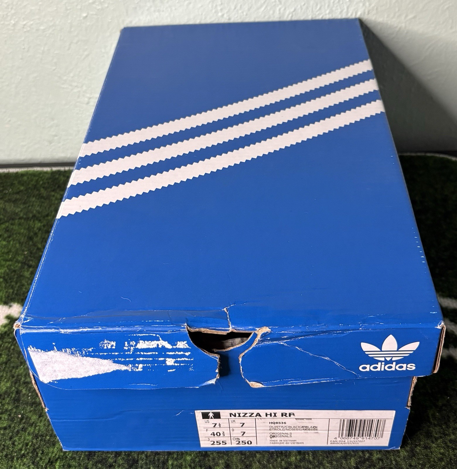 US Men’s 7.5/Women’s 8.5 – Adidas Nizza High RF “Camo” HQ8536