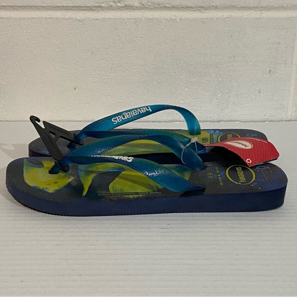 havaianas Conservation International Flip Flop Sandals Marinho/Azul Beach Vacay