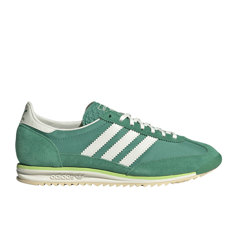 adidas Sl 72 Og Lace Up Womens Green Sneakers Casual Shoes JQ7397