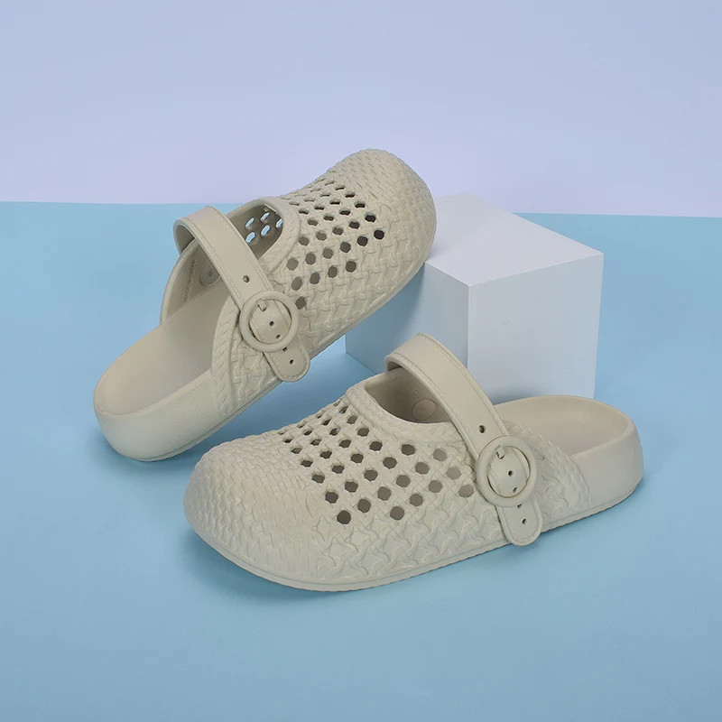 2025 Summer Women’s Solid Color Features Trend Anti-slip Wear-resistant