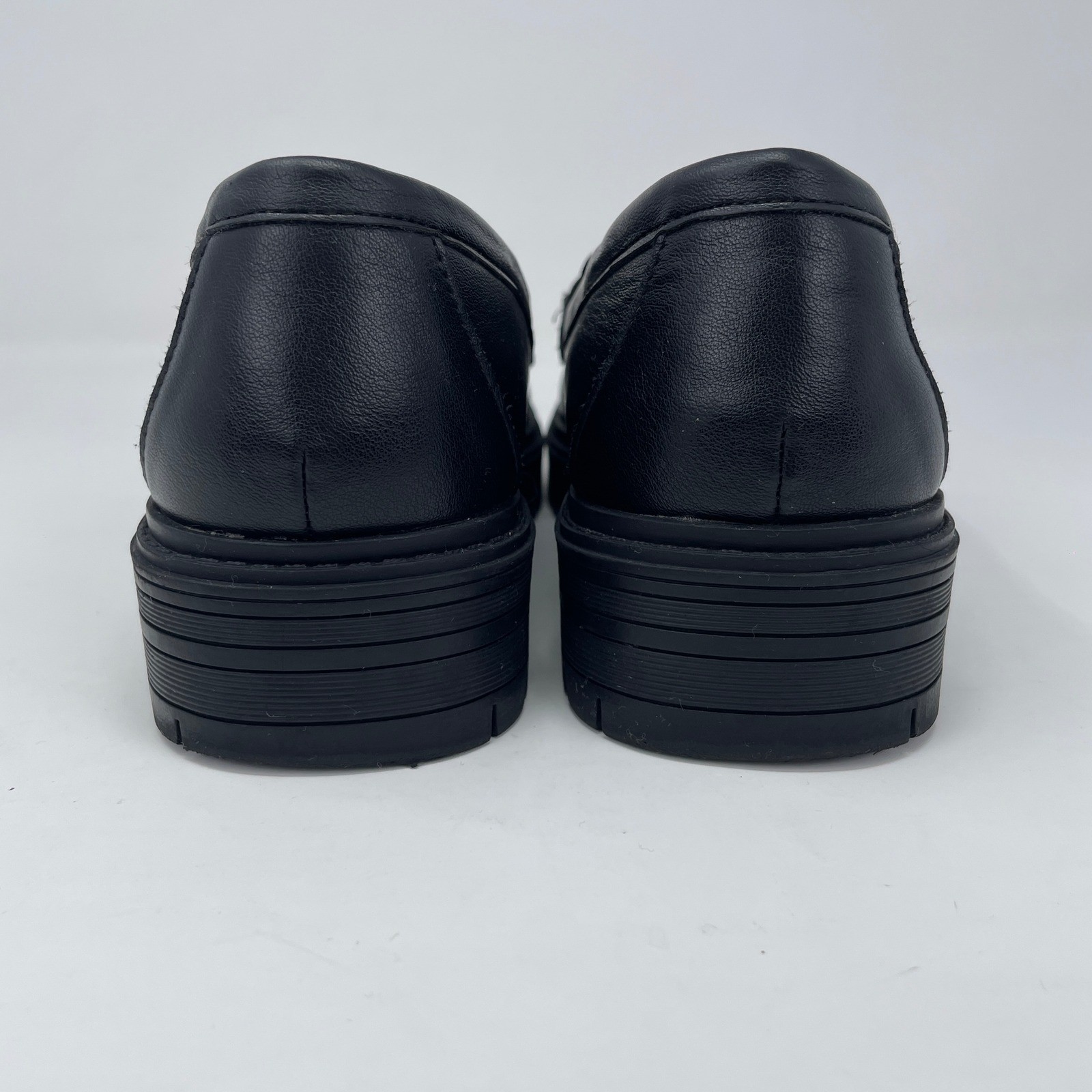 Seychelles Betty 2 Black Lug Loafer Matte Chain Houndstooth Dark Academia 7W