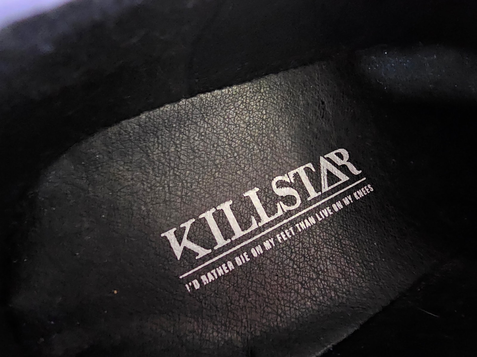 KILLSTAR Hexellent Creepers Lilac Size 9
