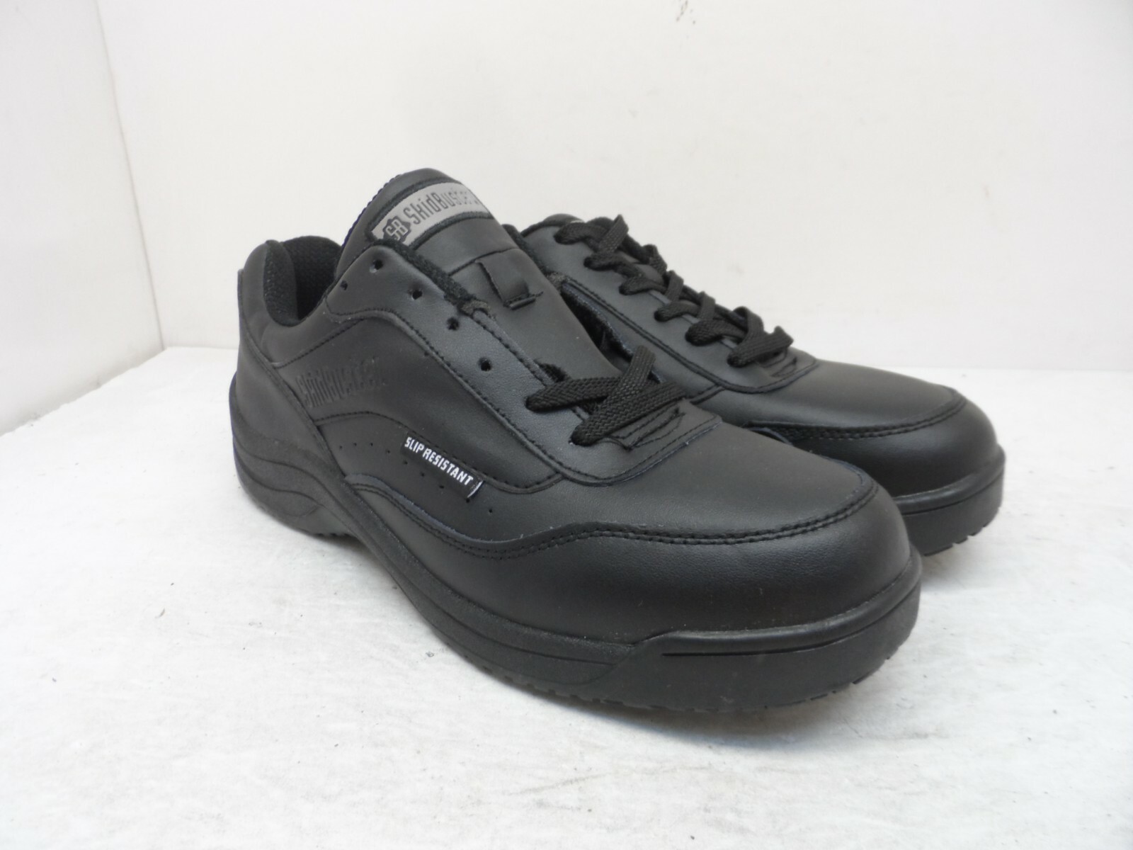 SkidBuster Women’s Service Athletic Slip Resistant Work Shoes S5075 Black 10W