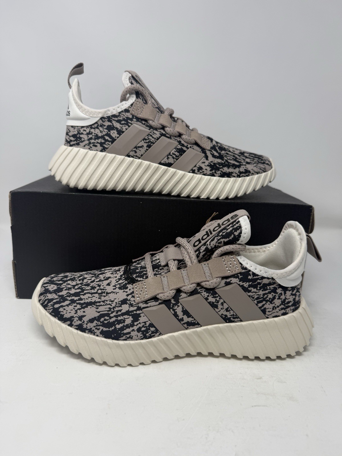 Adidas Kaptir 3.0 Grey Black Camo Lace Up Casual Sneakers JP7694 Women’s Sizes