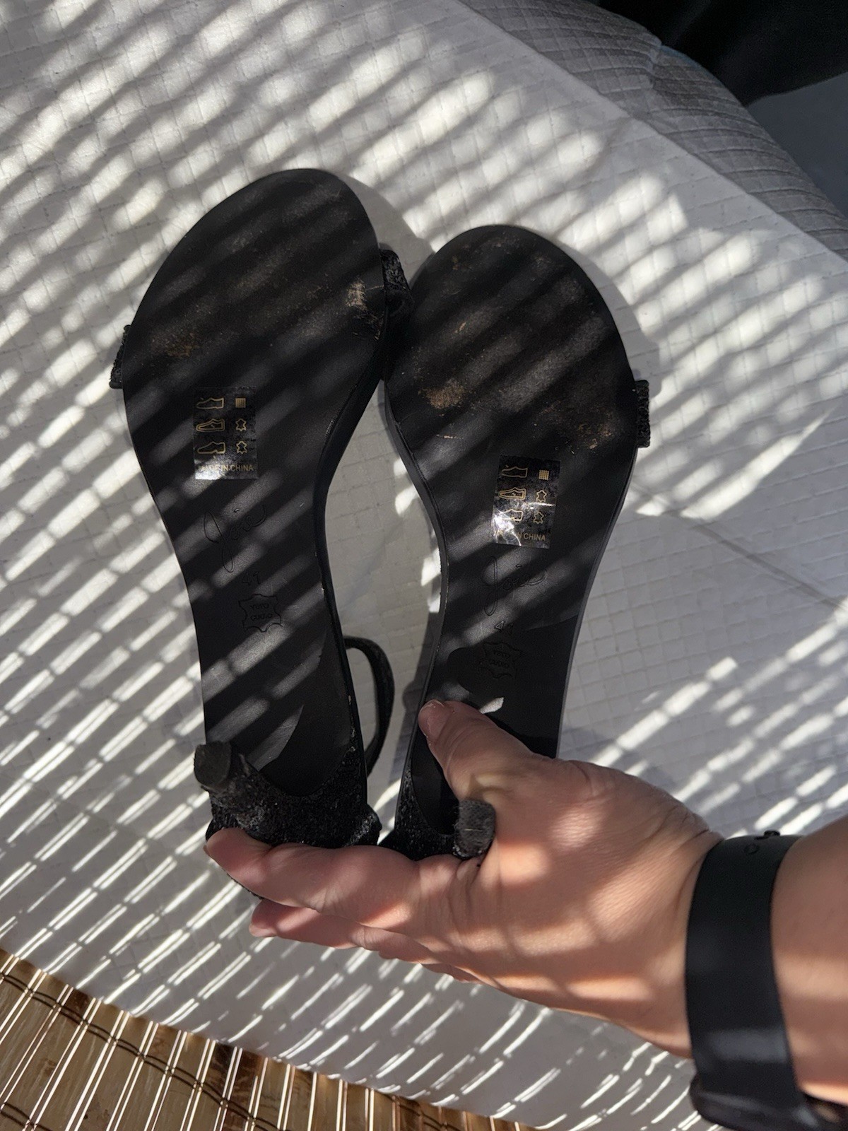Joie Snake colorblock ankle heels Black Shoes Size 41