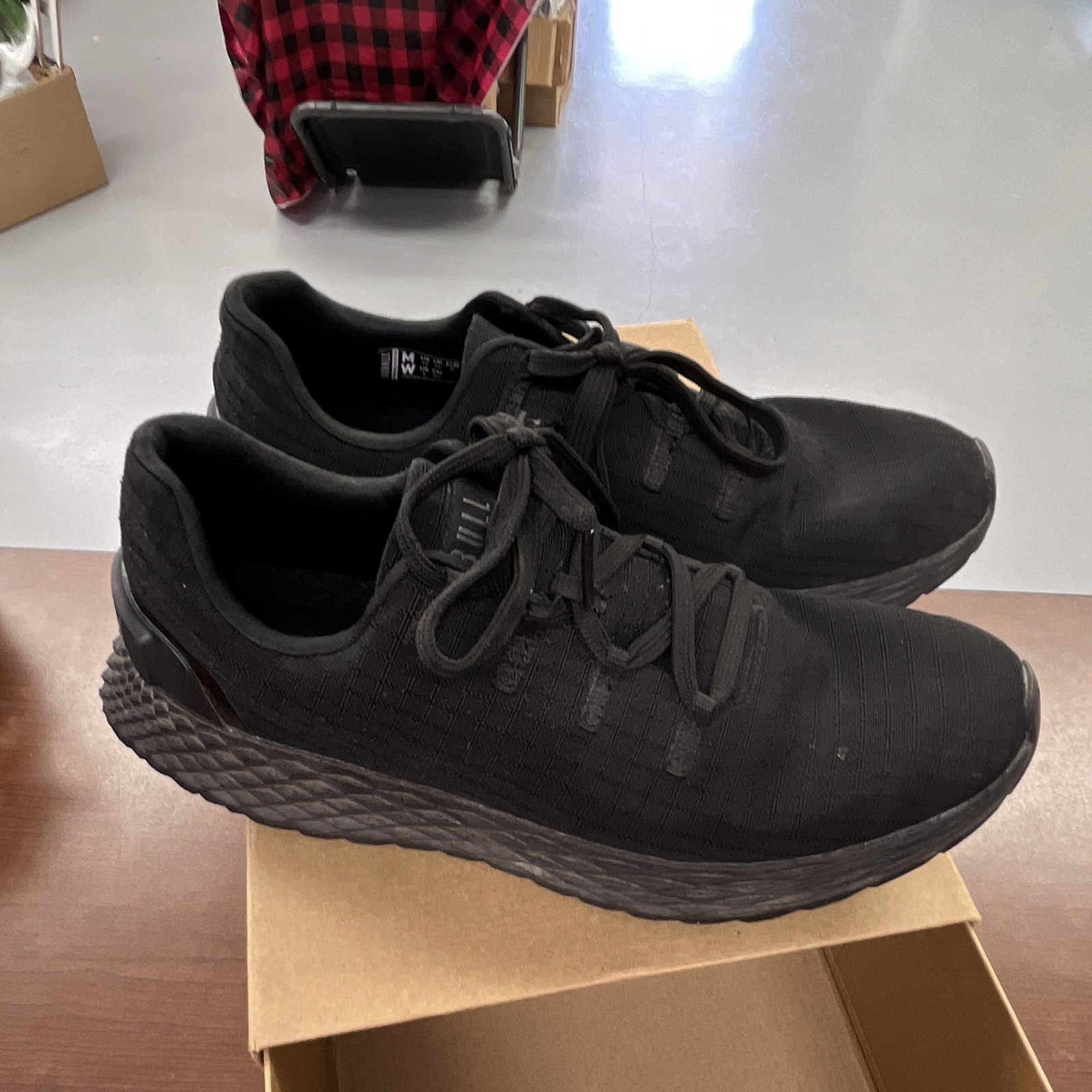 NOBULL Ripstop Runner Women’s Black Ripstop Lace-Up Low Top Running Shoes
