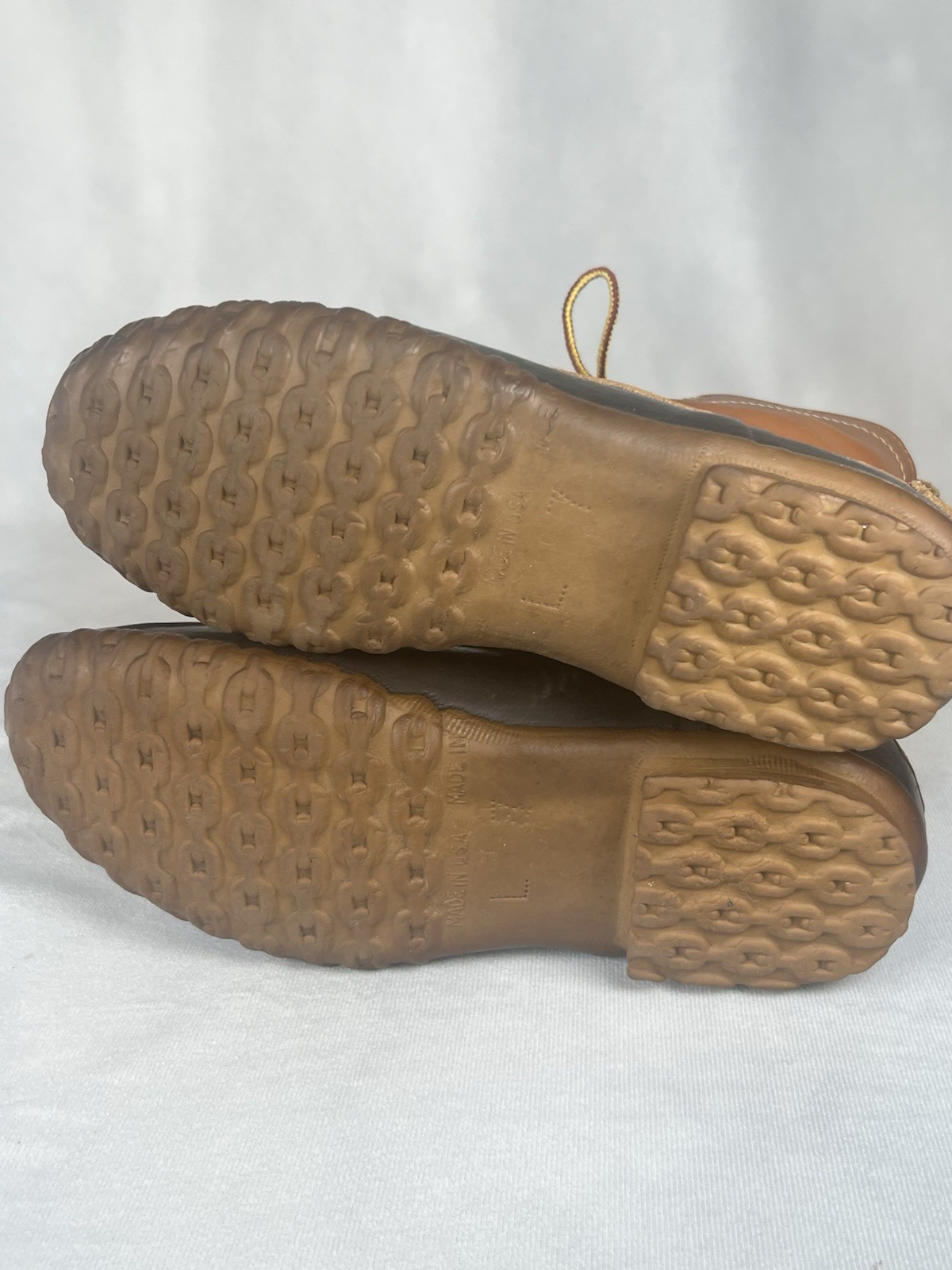 Vintage LL Bean Women’s Unlined Maine Hunting Shoe Duck Boots Brown Size 7