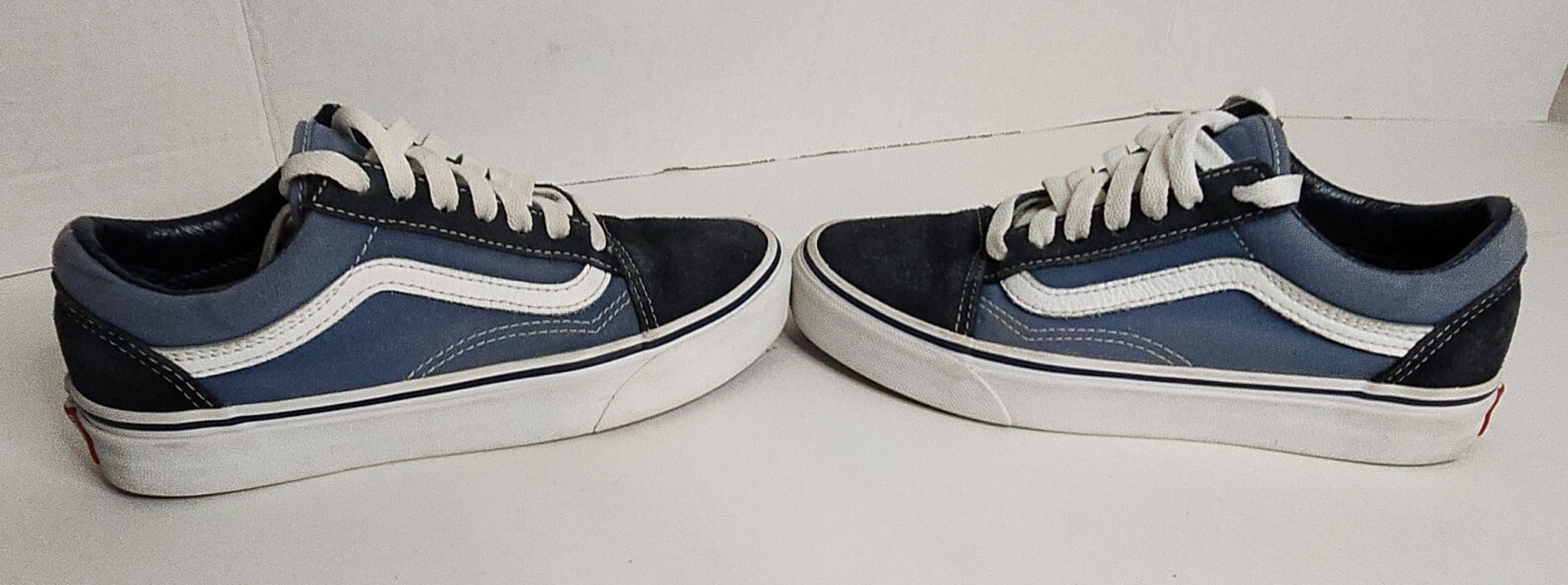 Vans Old Skool Acid Denim Skateboard Sneakers Shoes Blue Size Women 5 Men 3.5