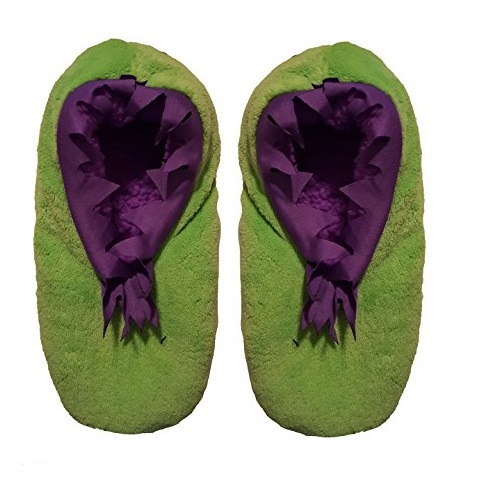 NWT Womens Marvel Incredible HULK Slipper Socks – Size 9-11 Fits Shoe Size 4-10.