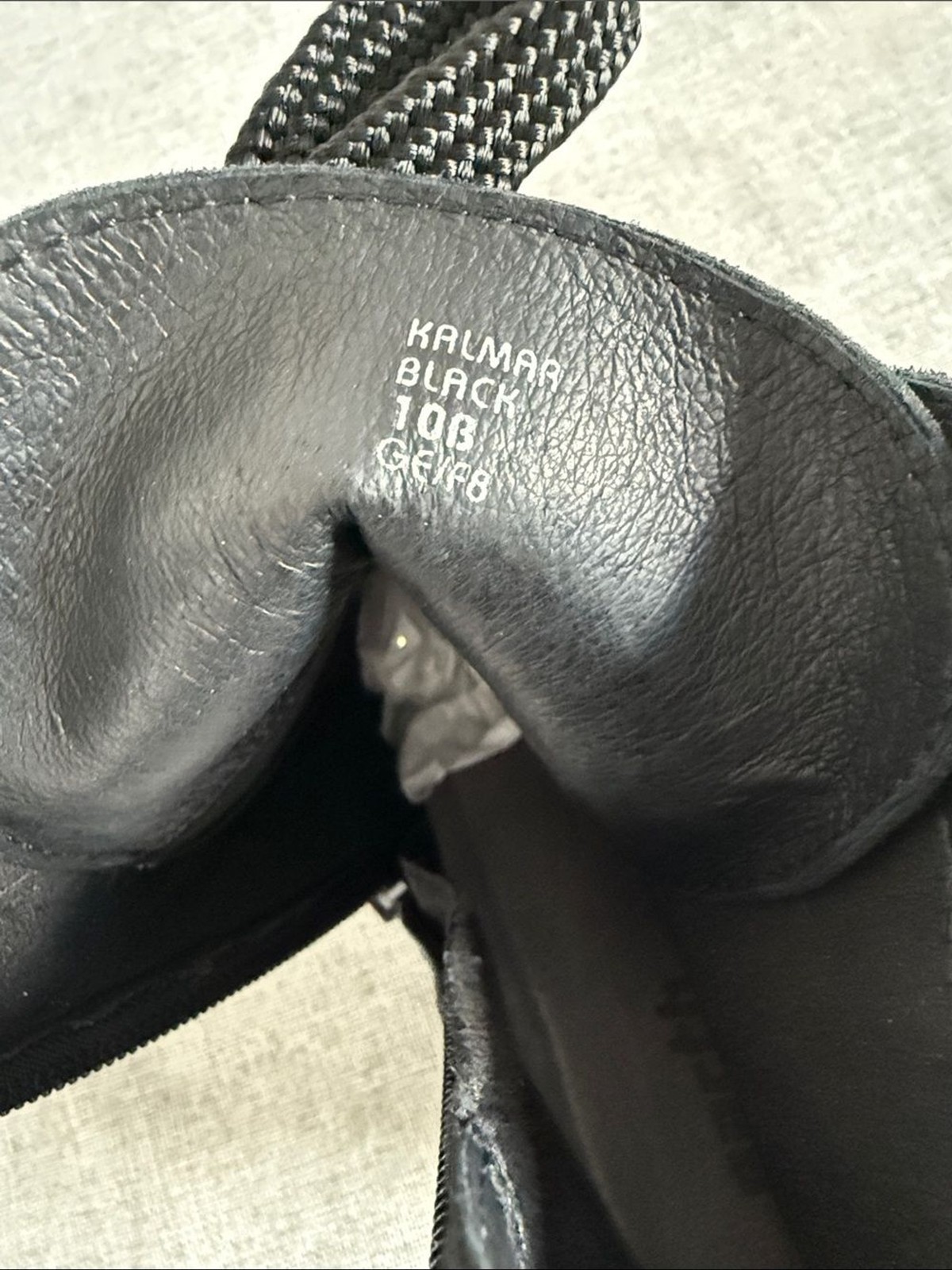 Earth Kalmar Black Suede Lace-Up Wedge Ankle Boots