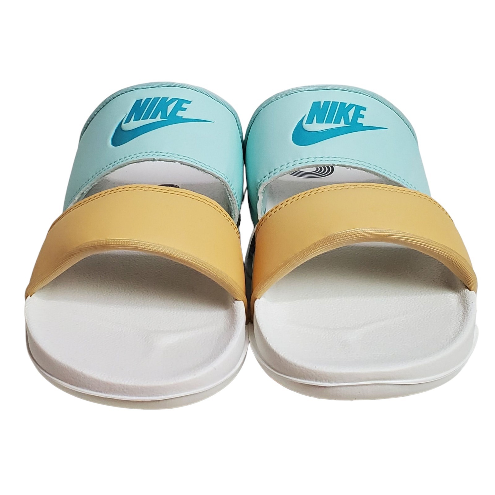 Nike womens offcourt duo slide sandals teal outdoor comfort beach summer classic