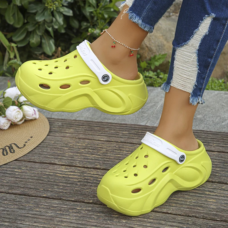 Women Chunky Platform Clogs Summer EVA Sandals Slides Slippers Shoes Beach Gift