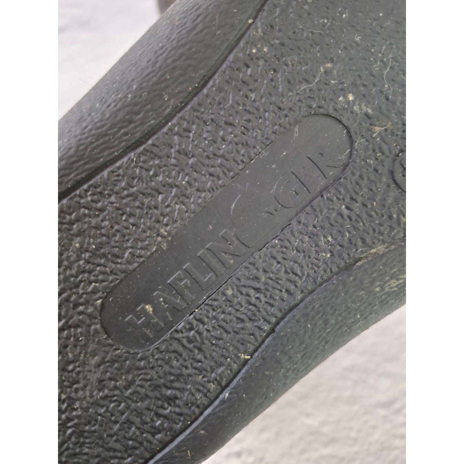 Haflinger Wool Slipper EU 40 Boiled Wool Slip On Rubber Hard Sole W 9 M 7