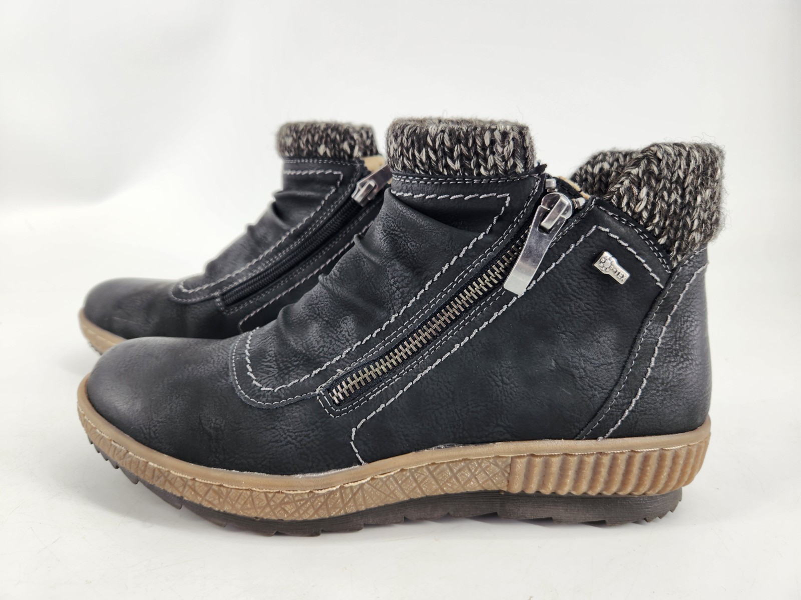 Spring Step Women’s 8/39 Cleora Women Sherpa Lined Zip Ankle Booties Winter New