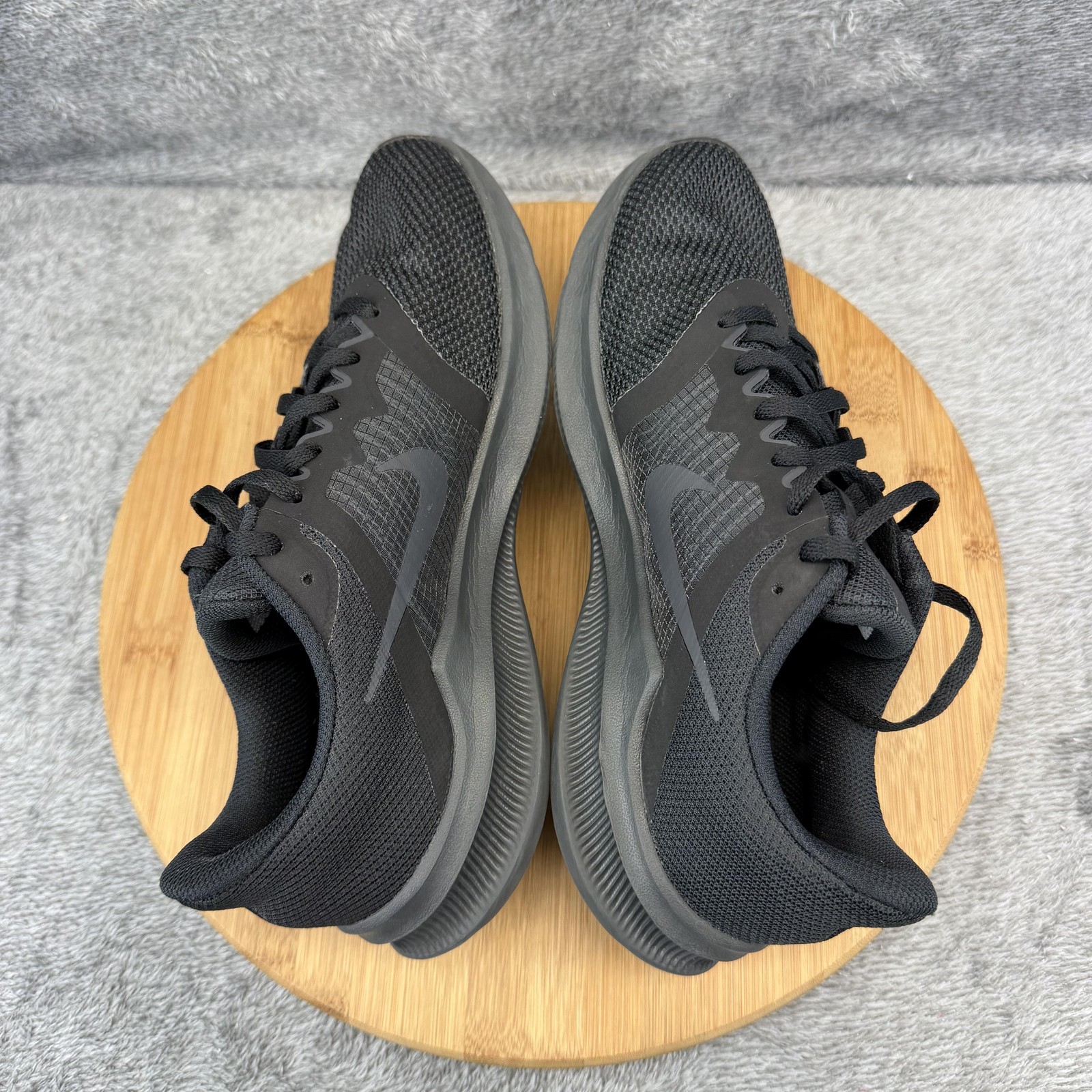 Nike Downshifter 11 Shoes Womens Size 8 Black Mesh Running Sneakers CW3413-003