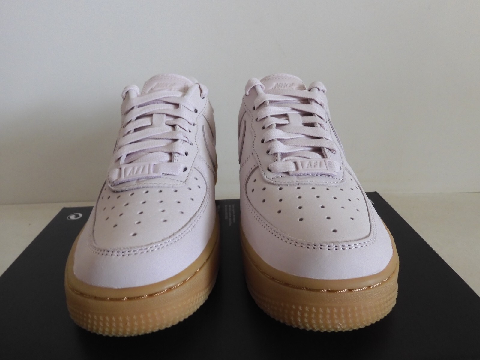 WMNS NIKE AIR FORCE 1 PREMIUM MF PEARL PINK-PEARL PINK-BROWN SZ 6 [DR9503-601]