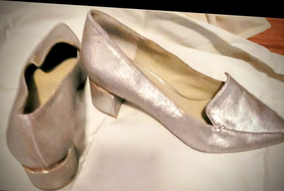 Enzo Angiolini Womens Denna Gold Pumps Size 8 (7794299)