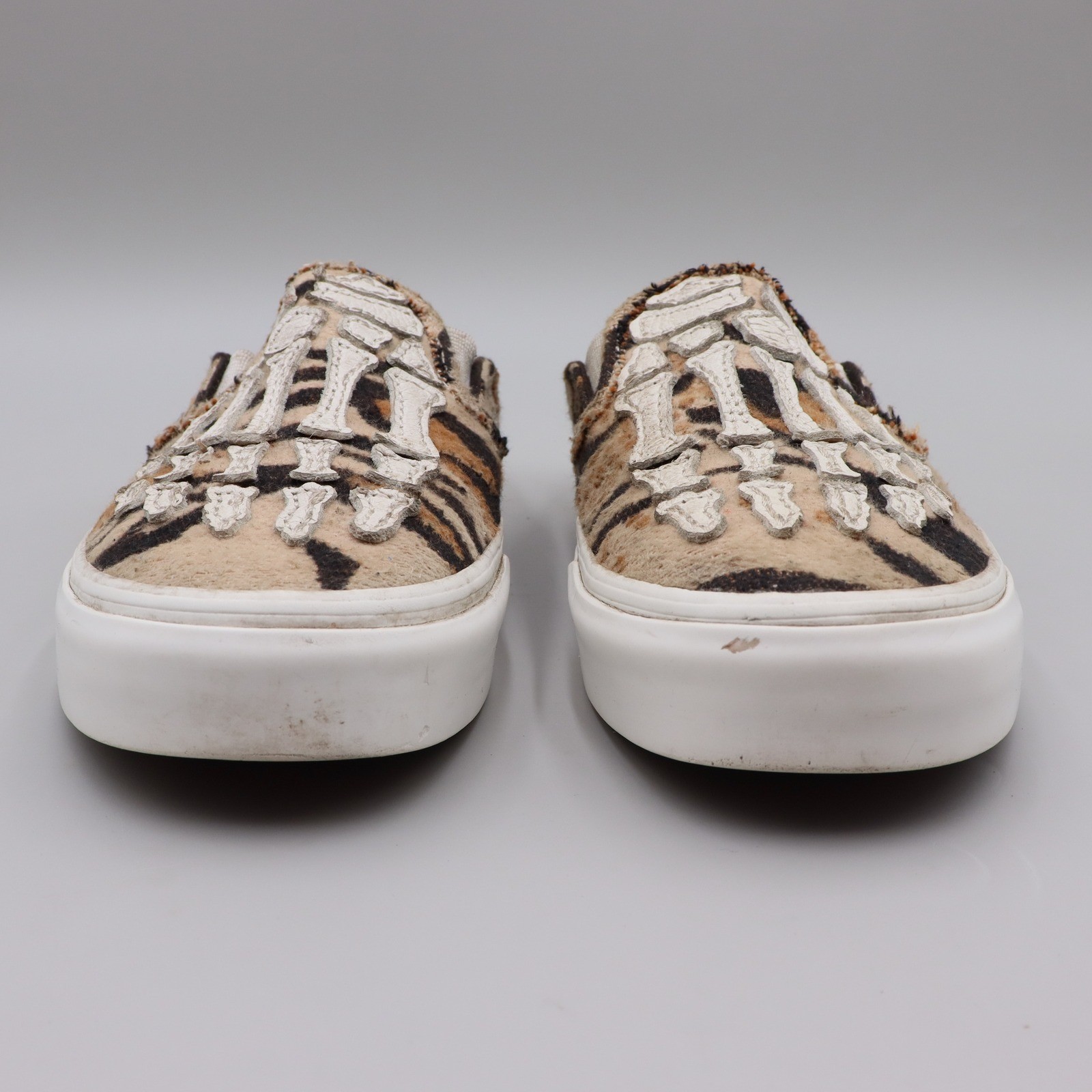 Vans Classic Slip-On Mule Hazy Bones Tiger Animal Print Womens 8 Mens 6.5