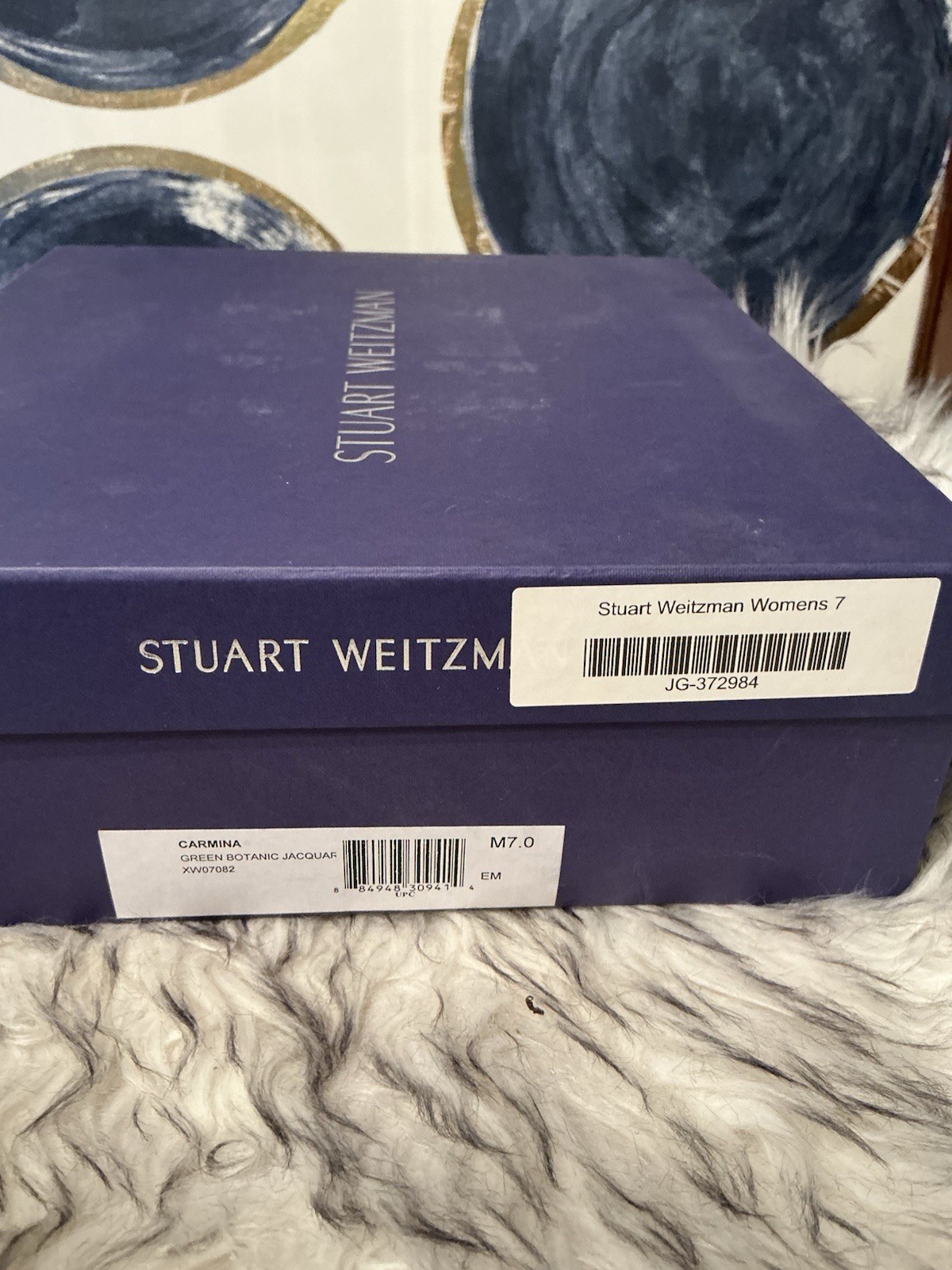 Stuart Weitzman Tropical Platform Sandal Heels 7 NWB