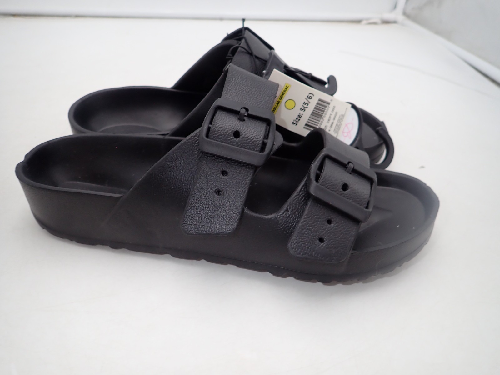 Two Pair Each of Black Bobbie Brook sandals Size 5/6, 7/8 & 9/10