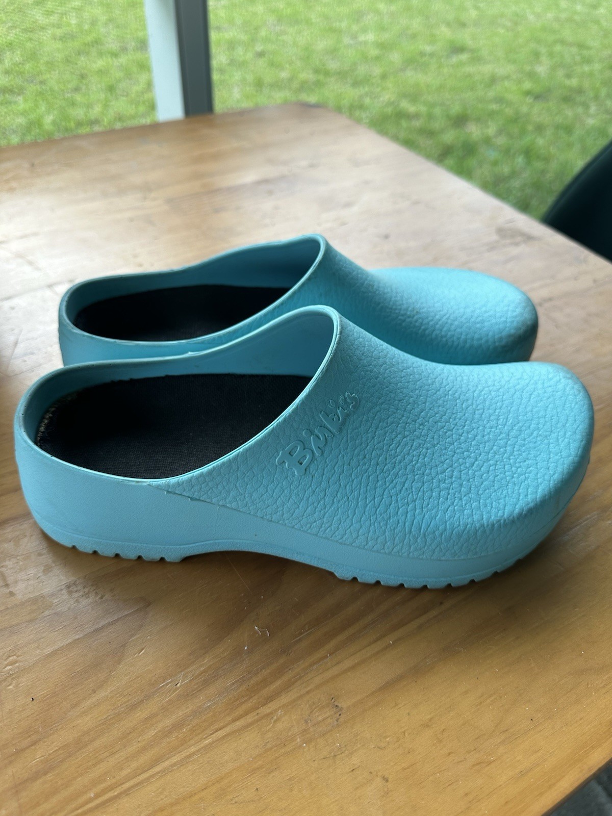 Birkenstock Super Birki Unisex Clogs Ciel Blue Light Size EU 41