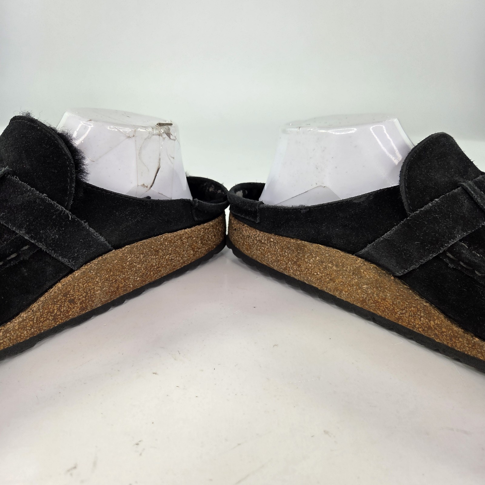 Birkenstock Buckley clogs US 10 Women’s Black Suede Slip-On Footbed Germany Shoe