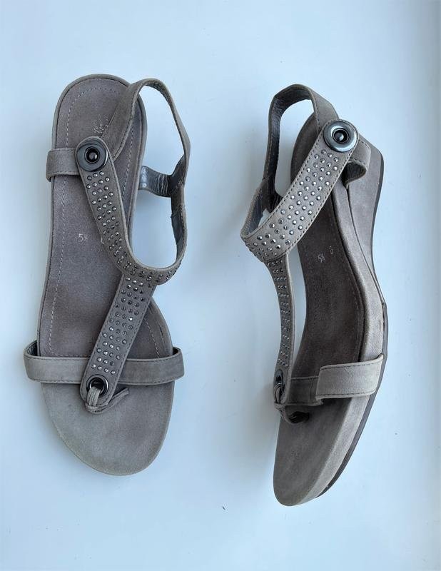 Women Ara Heels Grey Suede 38