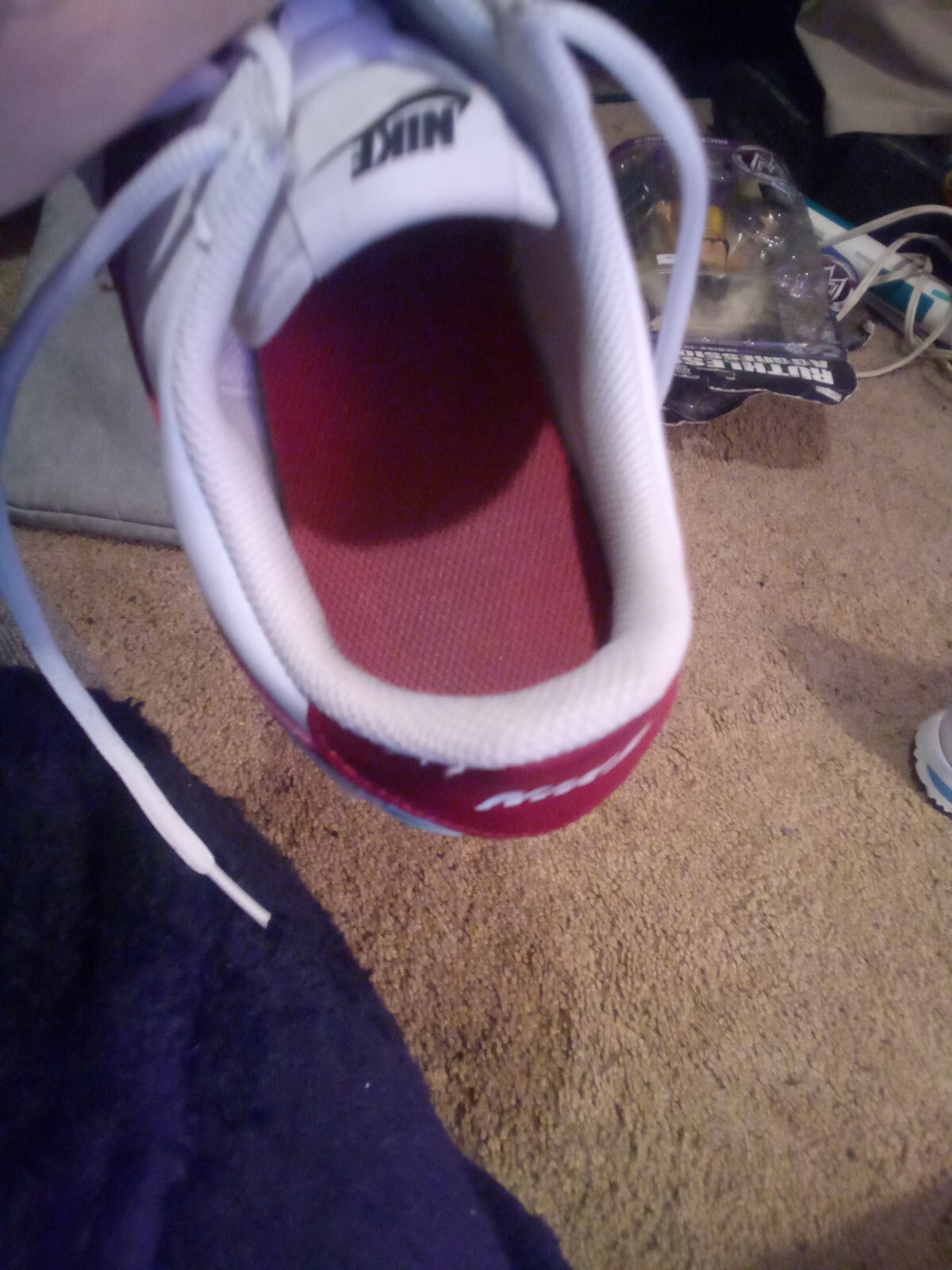 Size 7 – Nike Classic Cortez White Red