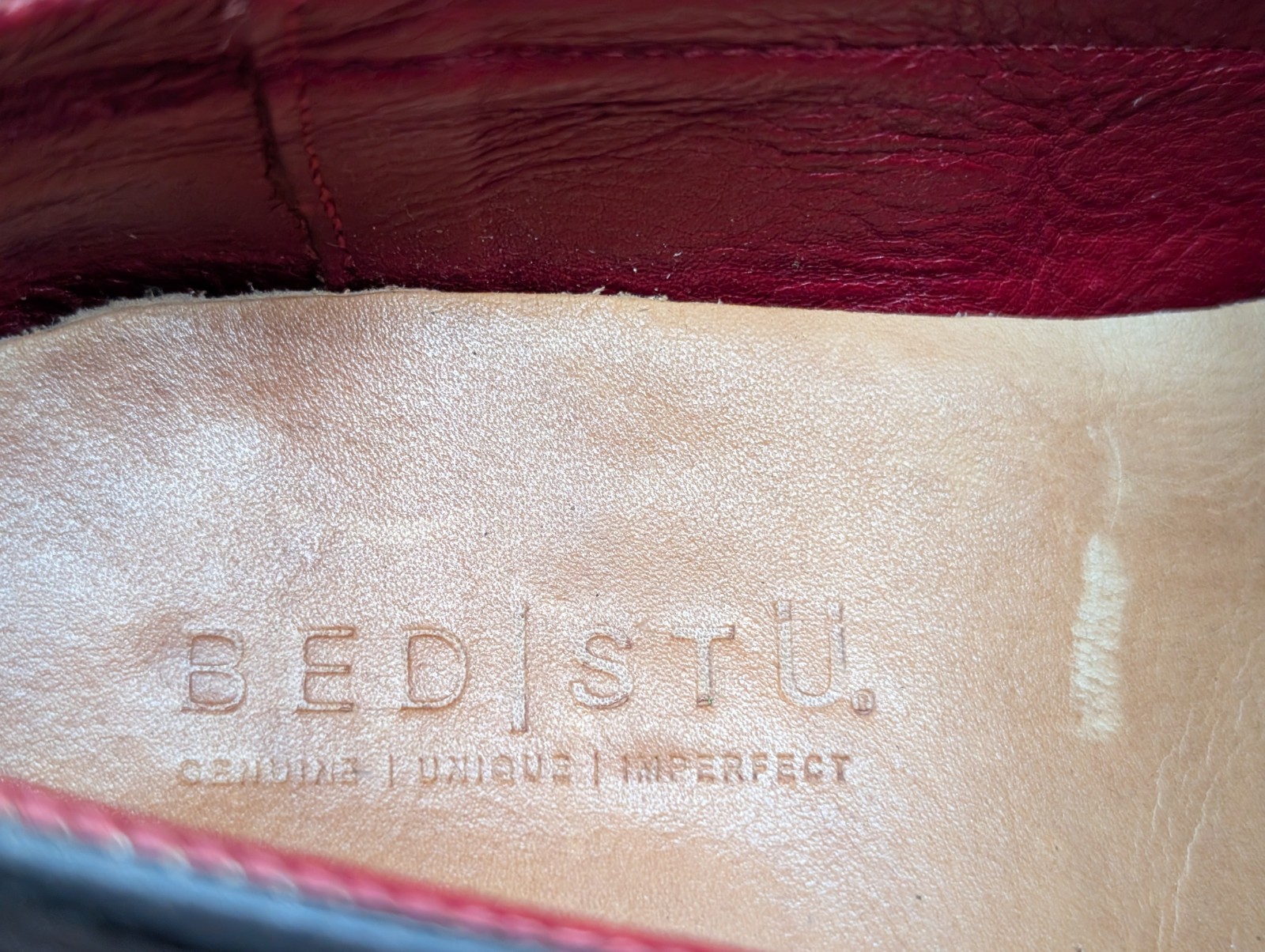 Bed Stu Reina III COBBLER Series Full Grain Leather Penny Loafers Wmns Size 8.5