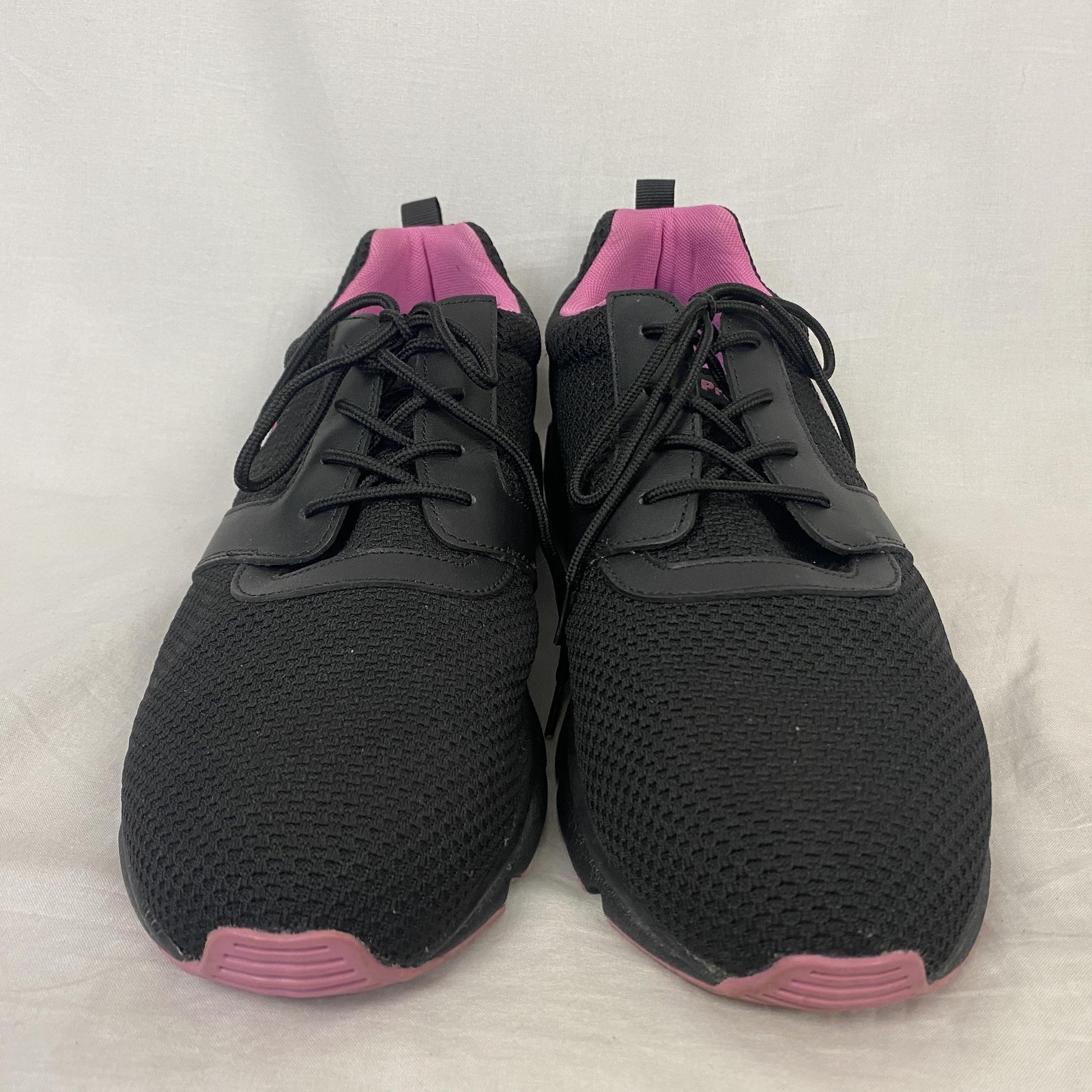 Propet Shoes Womens 13 4E Black Pink Sneakers Extra Volume Orthotic Diabetic