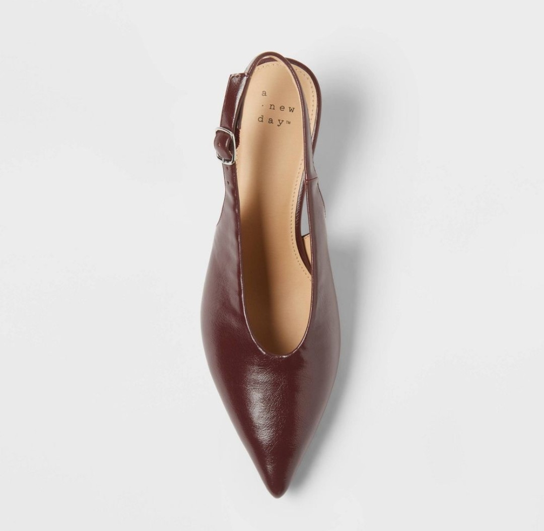 Women Samantha Sling Back Kitten Heels – A New Day